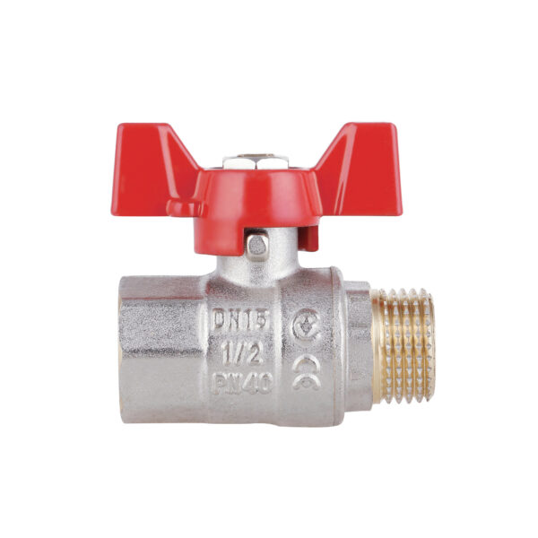 Кран кульовий Thermo Alliance Standart 1/2" ВЗ для води (метелик) SD607NW15PN40 Кран кульовий Thermo Alliance Standart 1/2" ВЗ для води (метелик) SD607NW15PN40