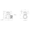 Кран кульовий Thermo Alliance Standart 3/4" ВЗ для води (метелик) SD607NW20PN40 Кран кульовий Thermo Alliance Standart 3/4" ВЗ для води (метелик) SD607NW20PN40