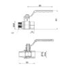 Кран кульовий Thermo Alliance Standart 1/2" ВЗ для води (важіль) SD605NW15PN40 Кран кульовий Thermo Alliance Standart 1/2" ВЗ для води (важіль) SD605NW15PN40