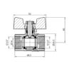 Кран кульовий Thermo Alliance Standart 1/2" ВР для газу (метелик) SD602NG15PN40 Кран кульовий Thermo Alliance Standart 1/2" ВР для газу (метелик) SD602NG15PN40