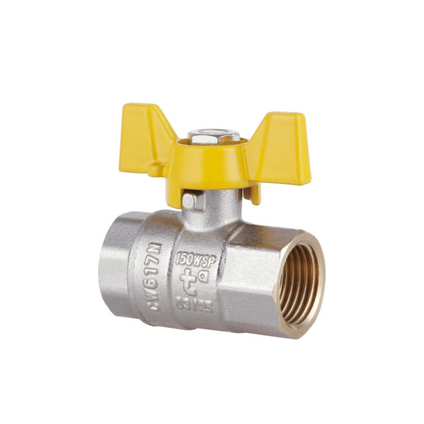Кран кульовий Thermo Alliance Standart 1/2" ВР для газу (метелик) SD602NG15PN40 Кран кульовий Thermo Alliance Standart 1/2" ВР для газу (метелик) SD602NG15PN40