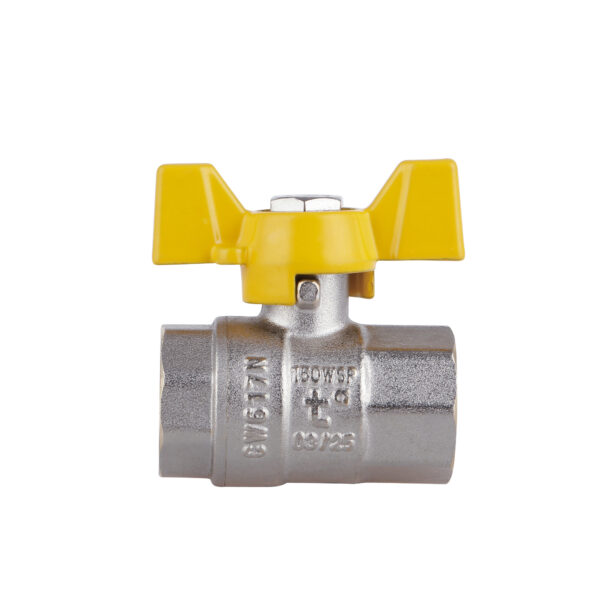 Кран кульовий Thermo Alliance Standart 1/2" ВР для газу (метелик) SD602NG15PN40 Кран кульовий Thermo Alliance Standart 1/2" ВР для газу (метелик) SD602NG15PN40
