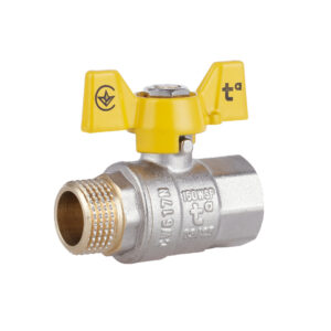 Кран кульовий Thermo Alliance Standart 1/2" ВЗ для газу (метелик) SD607NG15PN40 Кран кульовий Thermo Alliance Standart 1/2" ВЗ для газу (метелик) SD607NG15PN40