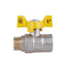Кран кульовий Thermo Alliance Standart 1/2" ВЗ для газу (метелик) SD607NG15PN40 Кран кульовий Thermo Alliance Standart 1/2" ВЗ для газу (метелик) SD607NG15PN40