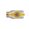 Кран кульовий Thermo Alliance Standart 1/2" ВЗ для газу (метелик) SD607NG15PN40 Кран кульовий Thermo Alliance Standart 1/2" ВЗ для газу (метелик) SD607NG15PN40