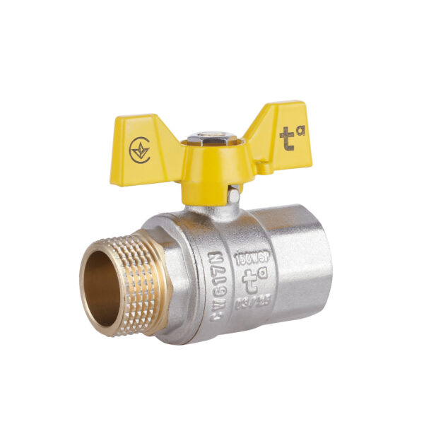 Кран кульовий Thermo Alliance Standart 3/4" ВЗ для газу (метелик) SD607NG20PN40 Кран кульовий Thermo Alliance Standart 3/4" ВЗ для газу (метелик) SD607NG20PN40