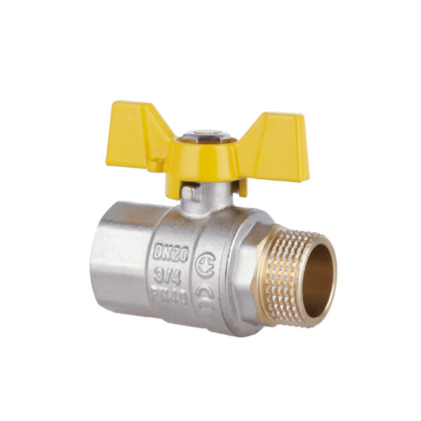 Кран кульовий Thermo Alliance Standart 3/4" ВЗ для газу (метелик) SD607NG20PN40 Кран кульовий Thermo Alliance Standart 3/4" ВЗ для газу (метелик) SD607NG20PN40