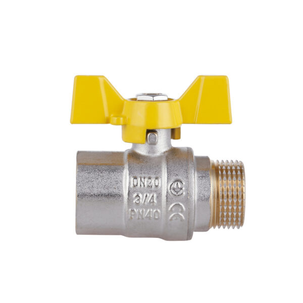 Кран кульовий Thermo Alliance Standart 3/4" ВЗ для газу (метелик) SD607NG20PN40 Кран кульовий Thermo Alliance Standart 3/4" ВЗ для газу (метелик) SD607NG20PN40