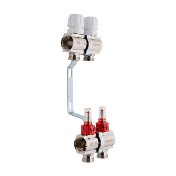 Колектор з витратомірами Thermo Alliance Standart 1" на 2 виходи Колектор з витратомірами Thermo Alliance Standart 1" на 2 виходи