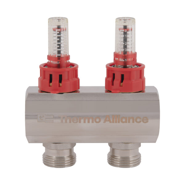 Колектор з витратомірами Thermo Alliance Standart 1" на 2 виходи Колектор з витратомірами Thermo Alliance Standart 1" на 2 виходи