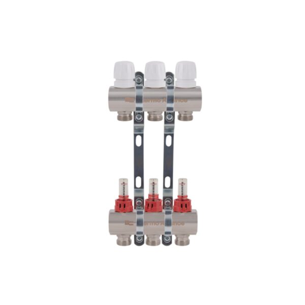 Колектор з витратомірами Thermo Alliance Standart 1" 3 виходи SD235W3 Колектор з витратомірами Thermo Alliance Standart 1" 3 виходи SD235W3