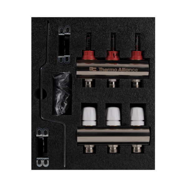 Колектор з витратомірами Thermo Alliance Standart 1" 3 виходи SD235W3 Колектор з витратомірами Thermo Alliance Standart 1" 3 виходи SD235W3