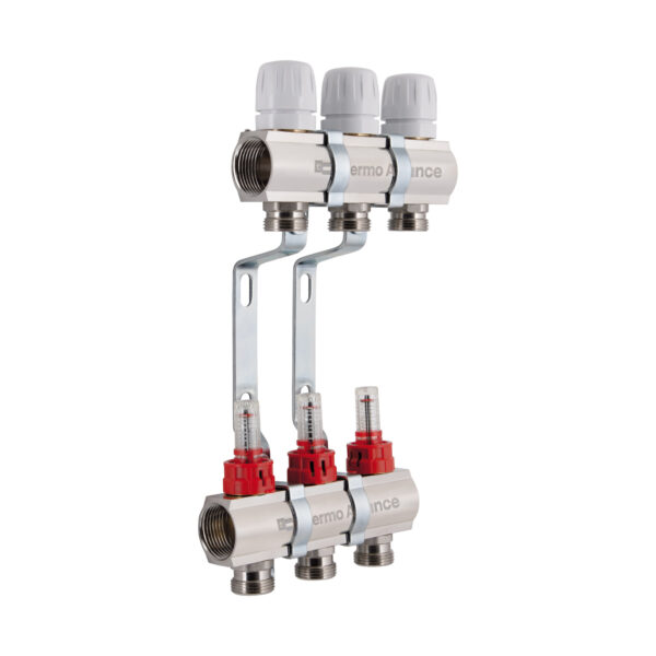 Колектор з витратомірами Thermo Alliance Standart 1" 3 виходи SD235W3 Колектор з витратомірами Thermo Alliance Standart 1" 3 виходи SD235W3