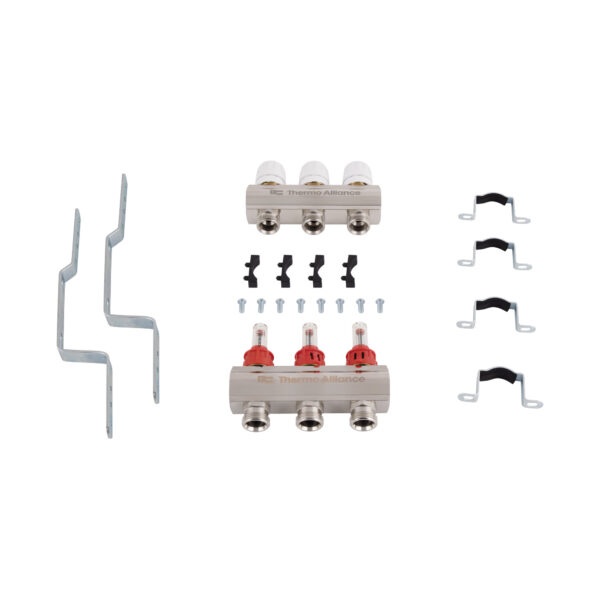 Колектор з витратомірами Thermo Alliance Standart 1" 3 виходи SD235W3 Колектор з витратомірами Thermo Alliance Standart 1" 3 виходи SD235W3