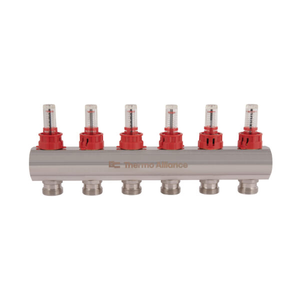 Колектор з витратомірами Thermo Alliance Standart 1" 6 виходів SD235W6 Колектор з витратомірами Thermo Alliance Standart 1" 6 виходів SD235W6