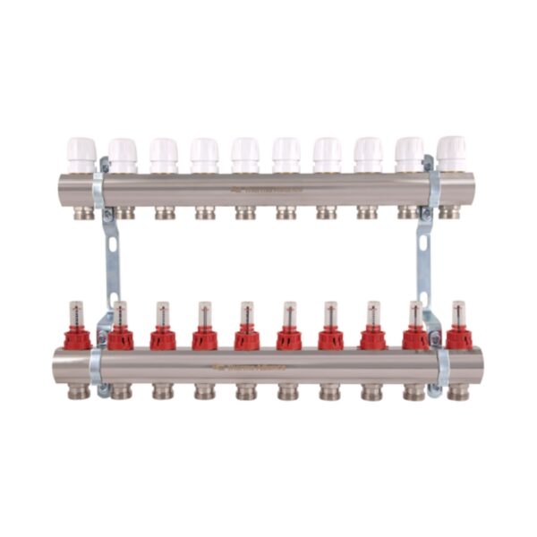 Колектор з витратомірами Thermo Alliance Standart 1" 10 виходів SD235W10 Колектор з витратомірами Thermo Alliance Standart 1" 10 виходів SD235W10