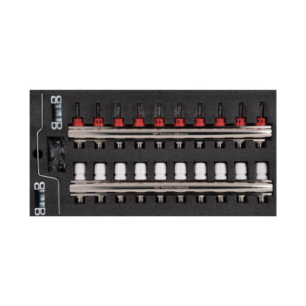 Колектор з витратомірами Thermo Alliance Standart 1" 10 виходів SD235W10 Колектор з витратомірами Thermo Alliance Standart 1" 10 виходів SD235W10