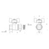 Кран кульовий "Американка" Thermo Alliance Standart 1/2" ВЗ прямий SD220NW15PN40 Кран кульовий "Американка" Thermo Alliance Standart 1/2" ВЗ прямий SD220NW15PN40