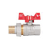 Кран кульовий "Американка" Thermo Alliance Standart 1/2" ВЗ прямий SD220NW15PN40 Кран кульовий "Американка" Thermo Alliance Standart 1/2" ВЗ прямий SD220NW15PN40