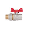 Кран шаровой "Американка" Thermo Alliance Standart 3/4" ВЗ прямой SD220NW20PN40 Кран кульовий "Американка" Thermo Alliance Standart 3/4" ВЗ прямий SD220NW20PN40