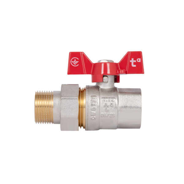 Кран шаровой "Американка" Thermo Alliance Standart 3/4" ВЗ прямой SD220NW20PN40 Кран кульовий "Американка" Thermo Alliance Standart 3/4" ВЗ прямий SD220NW20PN40