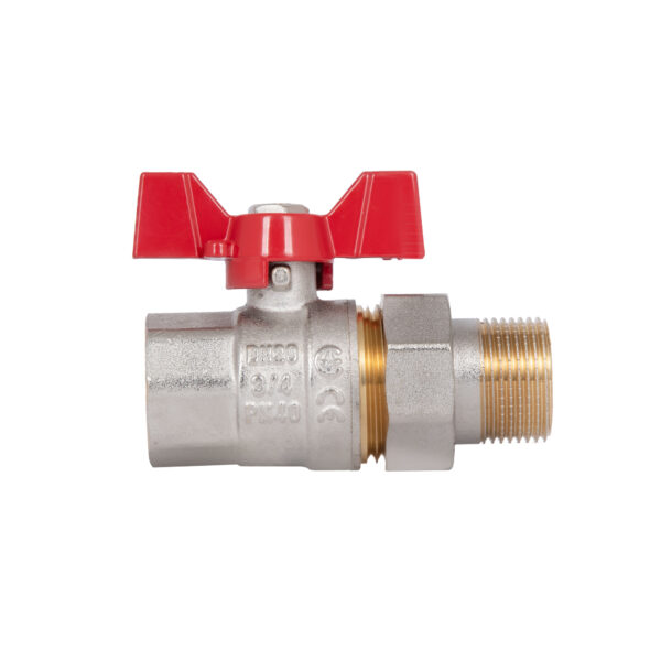 Кран шаровой "Американка" Thermo Alliance Standart 3/4" ВЗ прямой SD220NW20PN40 Кран кульовий "Американка" Thermo Alliance Standart 3/4" ВЗ прямий SD220NW20PN40