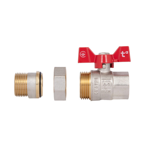Кран шаровой "Американка" Thermo Alliance Standart 3/4" ВЗ прямой SD220NW20PN40 Кран кульовий "Американка" Thermo Alliance Standart 3/4" ВЗ прямий SD220NW20PN40
