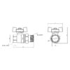 Кран шаровой "Американка" Thermo Alliance Standart 1" ВЗ прямой SD220NW25PN40 Кран кульовий "Американка" Thermo Alliance Standart 1" ВЗ прямий SD220NW25PN40