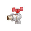 Кран кульовий "Американка" Thermo Alliance Standart 1/2" ВЗ кутовий SD222NW15PN40 Кран кульовий "Американка" Thermo Alliance Standart 1/2" ВЗ кутовий SD222NW15PN40