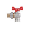 Кран кульовий "Американка" Thermo Alliance Standart 1/2" ВЗ кутовий SD222NW15PN40 Кран кульовий "Американка" Thermo Alliance Standart 1/2" ВЗ кутовий SD222NW15PN40