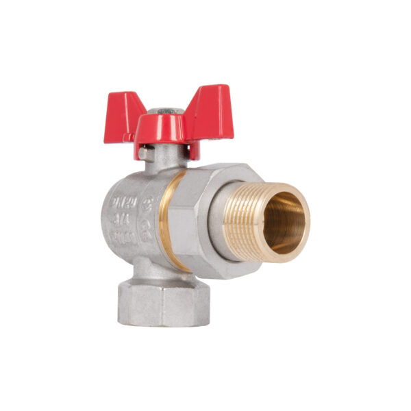 Кран кульовий "Американка" Thermo Alliance Standart 3/4" ВЗ кутовий SD222NW20PN40 Кран кульовий "Американка" Thermo Alliance Standart 3/4" ВЗ кутовий SD222NW20PN40