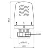Термоголовка Icma 28х1,5 №1100 Термоголовка Icma 28х1,5 №1100