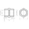 Муфта обжимная Thermo Alliance Forte 16х1/2" ЗР SF172W1615 Муфта обтискна Thermo Alliance Forte 16х1/2" ЗР SF172W1615