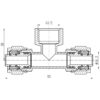 Тройник обтискний Thermo Alliance Forte 16х1/2"х16 ВР SF177W161516