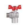 Кран кульовий Thermo Alliance Forte 1/2" ВЗ для води угловой (метелик) SF267W15 Кран кульовий Thermo Alliance Forte 1/2" ВЗ для води угловой (метелик) SF267W15