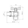 Кран кульовий «Американка» Thermo Alliance Forte 1" кутовий SF221W25 Кран кульовий «Американка» Thermo Alliance Forte 1" кутовий SF221W25