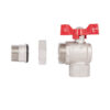 Кран кульовий «Американка» Thermo Alliance Forte 1" кутовий SF221W25 Кран кульовий «Американка» Thermo Alliance Forte 1" кутовий SF221W25