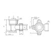 Кут обтискний настінний Thermo Alliance Forte 16х1/2" ВР SF179W1615 Кут обтискний настінний Thermo Alliance Forte 16х1/2" ВР SF179W1615