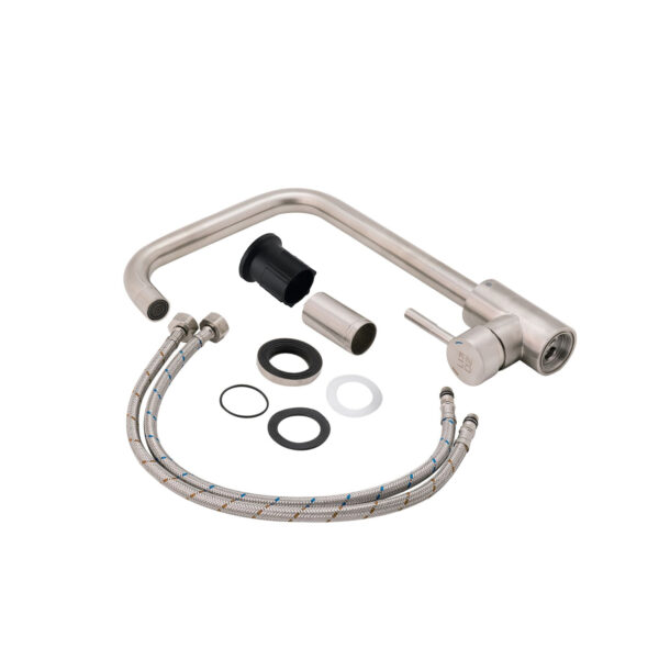 Змішувач для кухні Lidz Aria 015F1 (k35) LDARI015F1NKS21690 Nickel Змішувач для кухні Lidz Aria 015F1 (k35) LDARI015F1NKS21690 Nickel