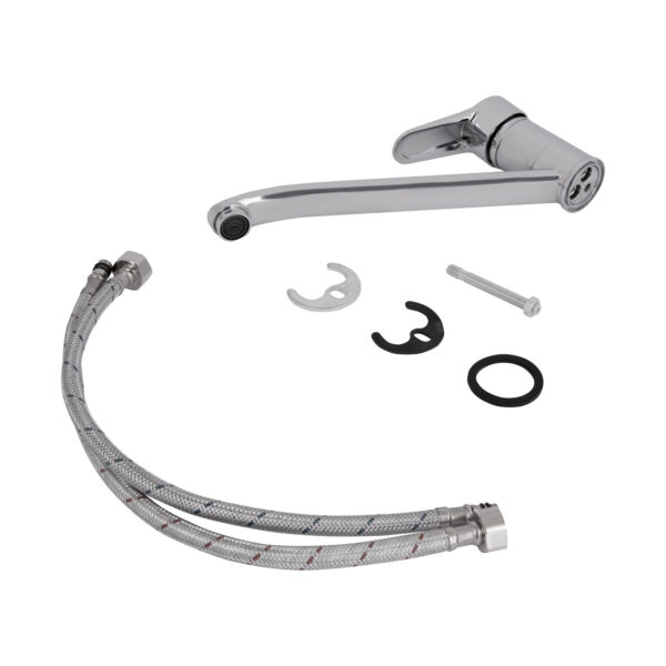Змішувач для кухні Lidz Nicole 002 (k35) LDNIC002CRM21878 Chrome Змішувач для кухні Lidz Nicole 002 (k35) LDNIC002CRM21878 Chrome