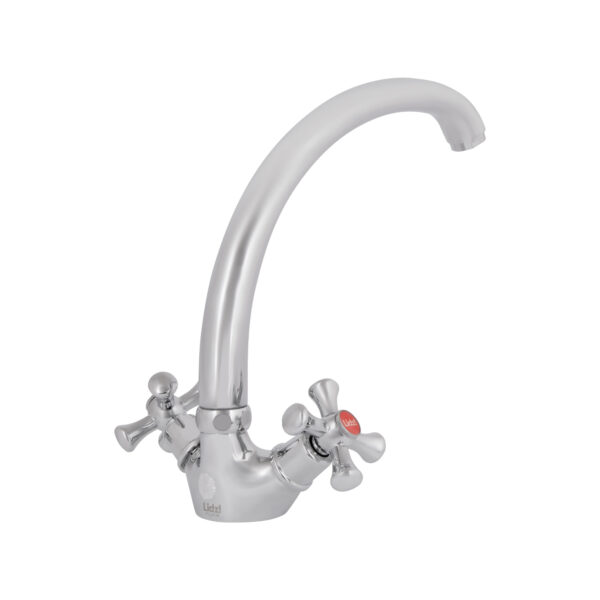 Змішувач для кухні Lidz Lamb 273F двохвентильний LDLAM273FCRM21890 Chrome Змішувач для кухні Lidz Lamb 273F двохвентильний LDLAM273FCRM21890 Chrome