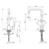 Змішувач для кухні Lidz Nicole 014F1 (k35) LDNIC014F1CRM22010 Chrome