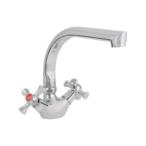 Змішувач для кухні Lidz Lamb 276F двохвентильний LDLAM276FCRM22019 Chrome
