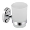 Склянка з тримачем Lidz Oreo 0401 настінний (матове скло) LDORE0401CRM22163 Chrome Склянка з тримачем Lidz Oreo 0401 настінний (матове скло) LDORE0401CRM22163 Chrome