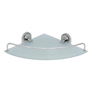 Полочка угловая Lidz Oreo 1001 стеклянная LDORE1001CRM22180 Chrome Полиця кутова Lidz Oreo 1001 скляна LDORE1001CRM22180 Chrome