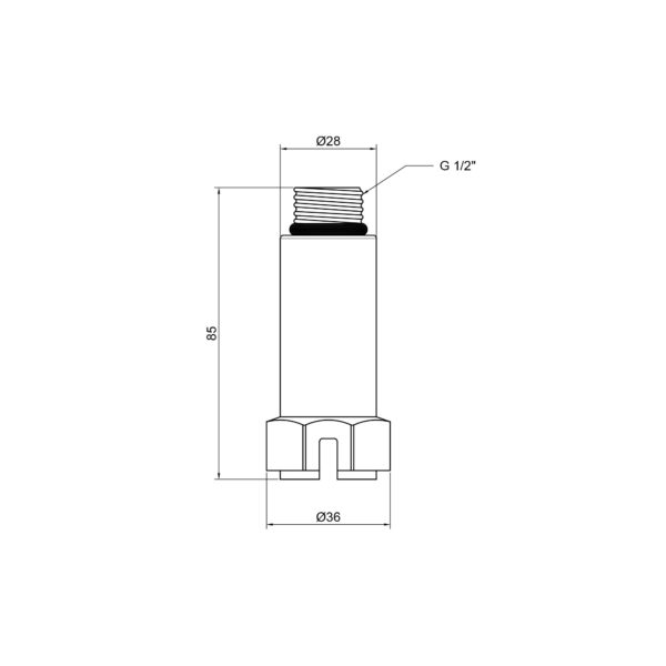 Заглушка "пробка" PPR Thermo Alliance 1/2" ЗР Заглушка "пробка" PPR Thermo Alliance 1/2" ЗР