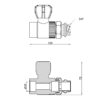 Кран кульовий радіаторний PPR Thermo Alliance 25х3/4" прямий Кран кульовий радіаторний PPR Thermo Alliance 25х3/4" прямий