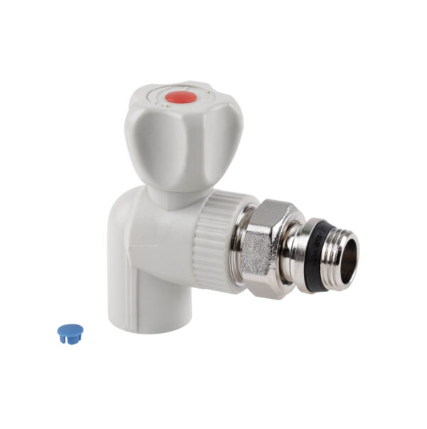 Кран кульовий радіаторний PPR Thermo Alliance 20х1/2" кутовий Кран кульовий радіаторний PPR Thermo Alliance 20х1/2" кутовий