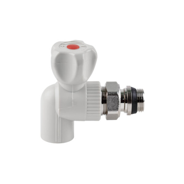 Кран кульовий радіаторний PPR Thermo Alliance 20х1/2" кутовий Кран кульовий радіаторний PPR Thermo Alliance 20х1/2" кутовий