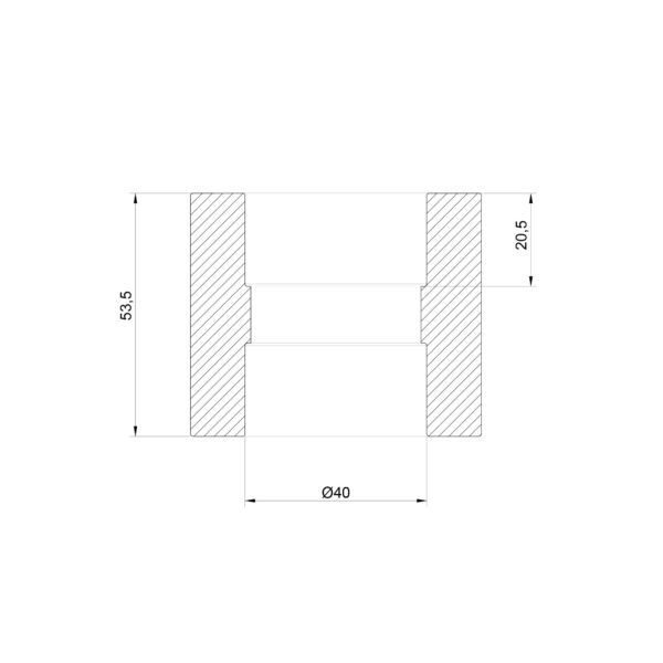 Муфта PPR Thermo Alliance 40 Муфта PPR Thermo Alliance 40
